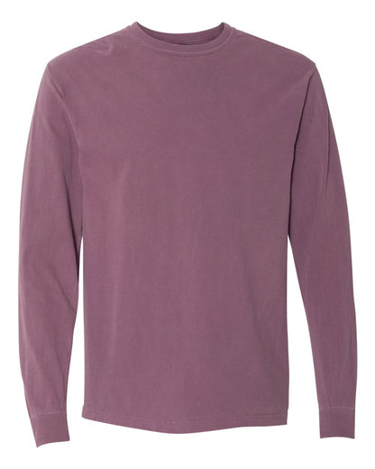 Comfort Colors 6014 Garment-Dyed Heavyweight Long Sleeve Tee in Berry