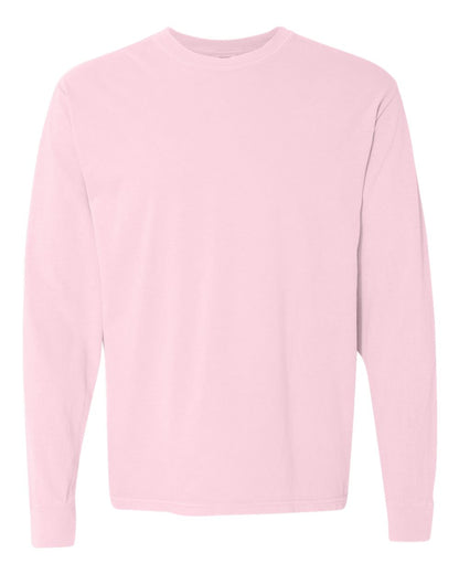 Comfort Colors 6014 Garment-Dyed Heavyweight Long Sleeve Tee in Blossom