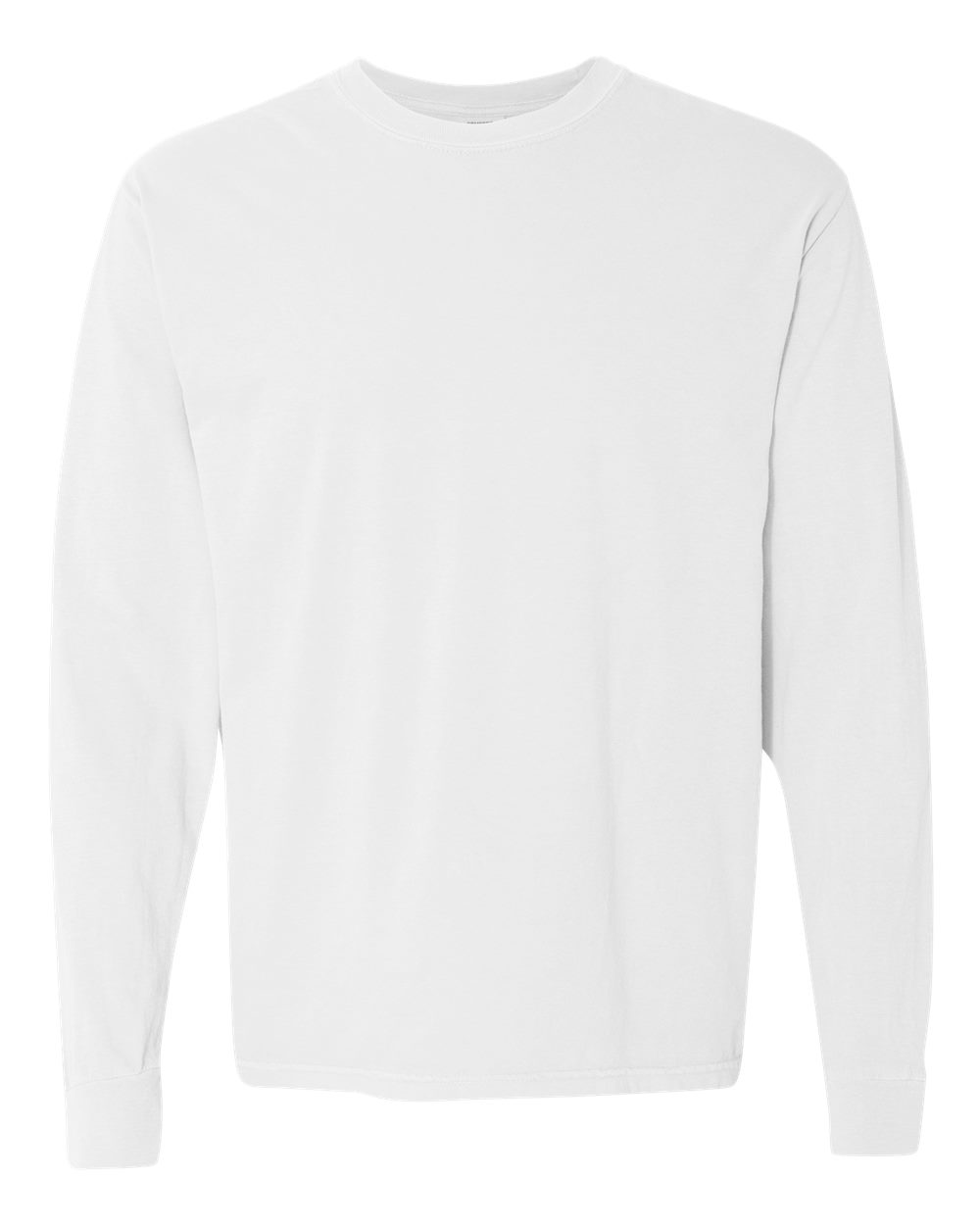 Comfort Colors 6014 Garment-Dyed Heavyweight Long Sleeve Tee in White