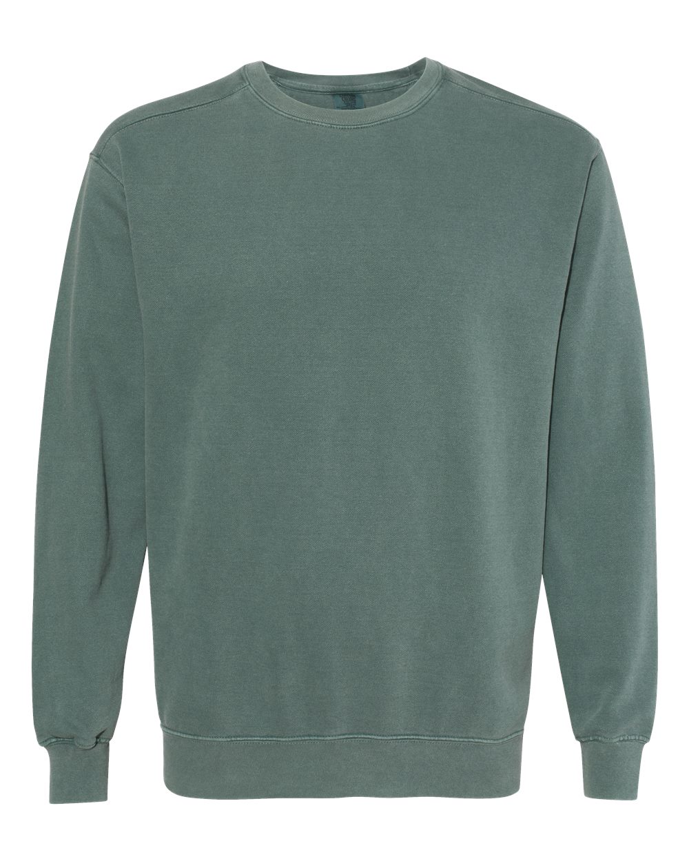 Comfort Colors Unisex Garment-Dyed Crewneck Sweatshirt blank in Blue Spruce, style 1566