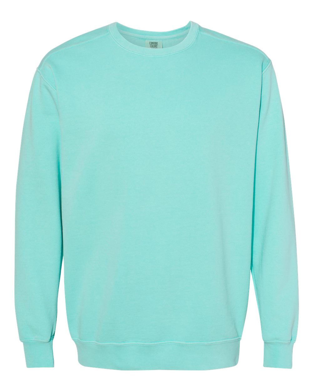 Comfort Colors Unisex Garment-Dyed Crewneck Sweatshirt blank in Chalky Mint, style 1566