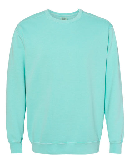 Comfort Colors Unisex Garment-Dyed Crewneck Sweatshirt blank in Chalky Mint, style 1566
