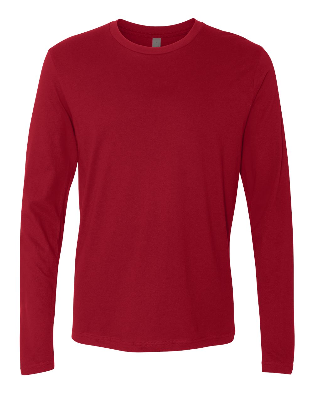 Next Level 3601 Unisex Cotton Long Sleeve Tee in Cardinal