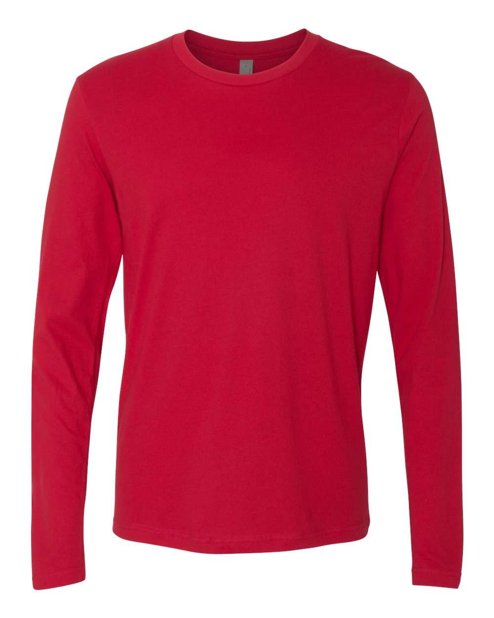 Next Level 3601 Unisex Cotton Long Sleeve Tee in Red