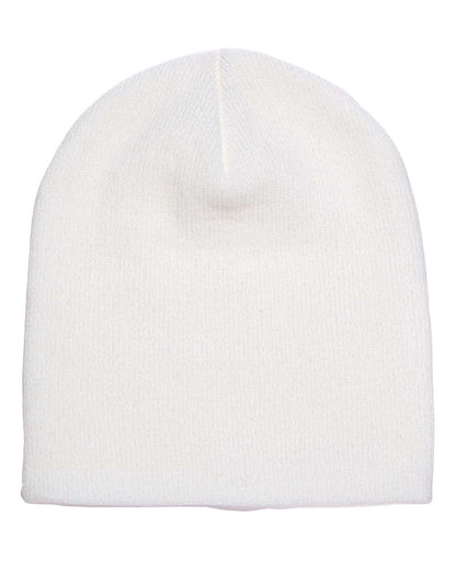 YP Classics 1500KC Knit Beanie in White