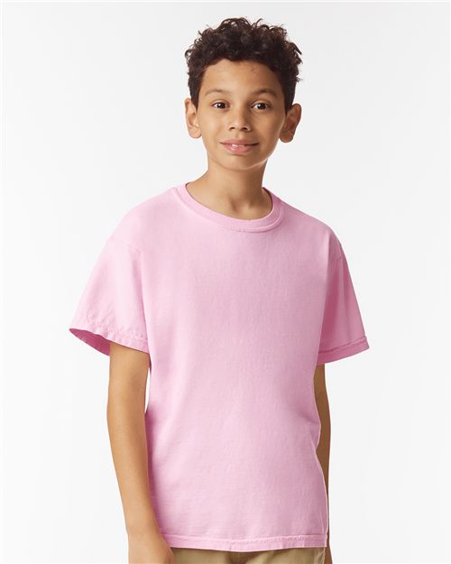 Comfort Colors® Youth Garment-Dyed Heavyweight T-Shirt blank, style 9018
