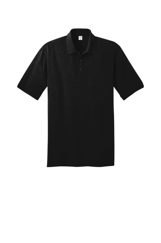 Port & Company Core Blend Jersey Knit Polo KP55 in Jet Black