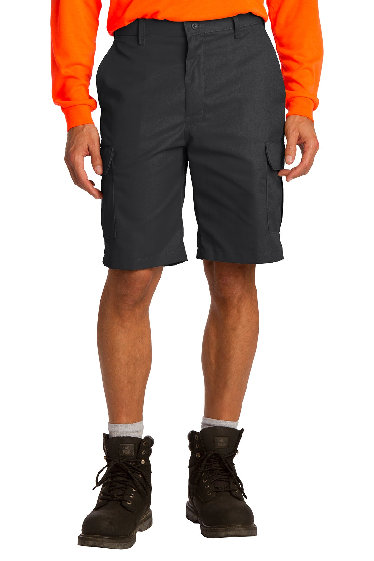 Red Kap Industrial Cargo Short PT66 in Black