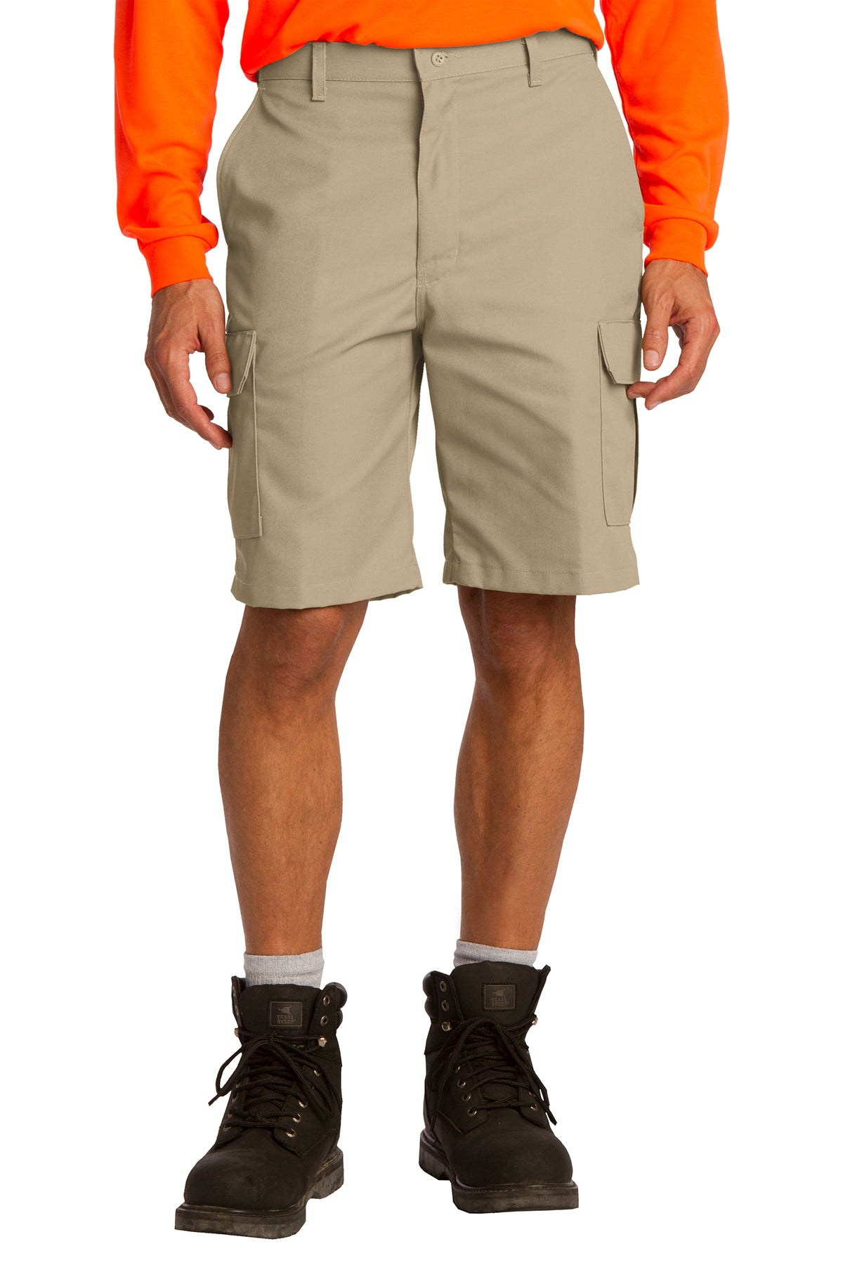 Red Kap Industrial Cargo Short PT66 in Khaki
