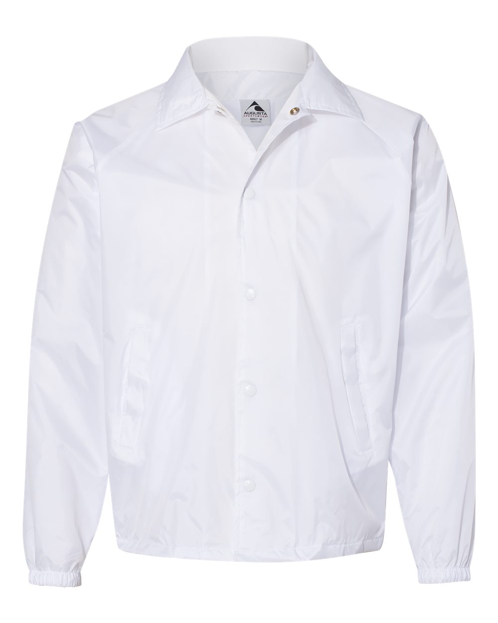Augusta Sportswear 3100 Coach's Jacket in White