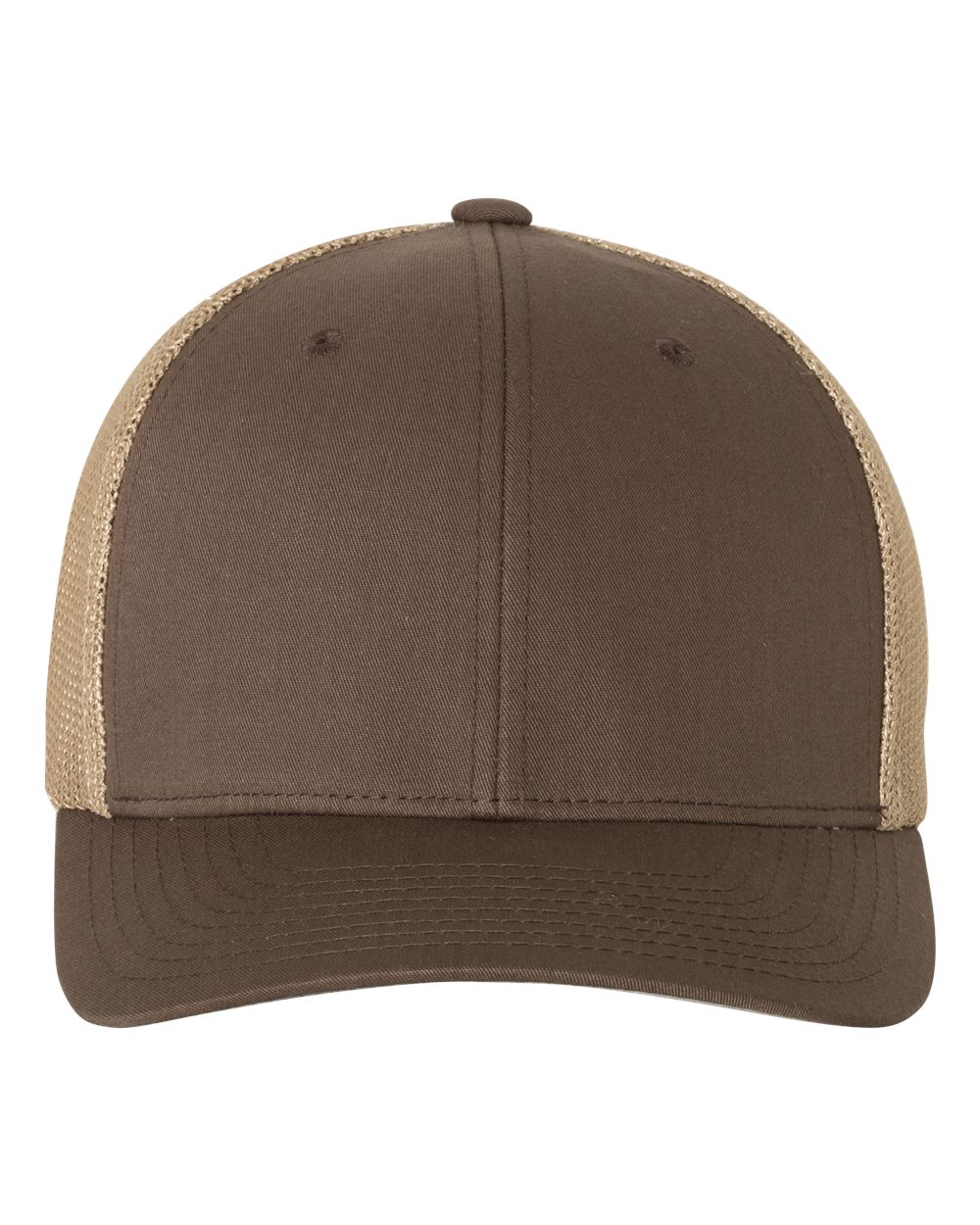 Flexfit 6511 Trucker Cap in Brown/Khaki