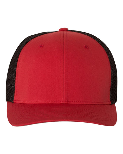 Flexfit 6511 Trucker Cap in Red/Black