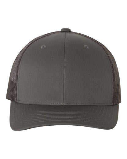 YP Classics 6606 Retro Trucker Cap in Charcoal