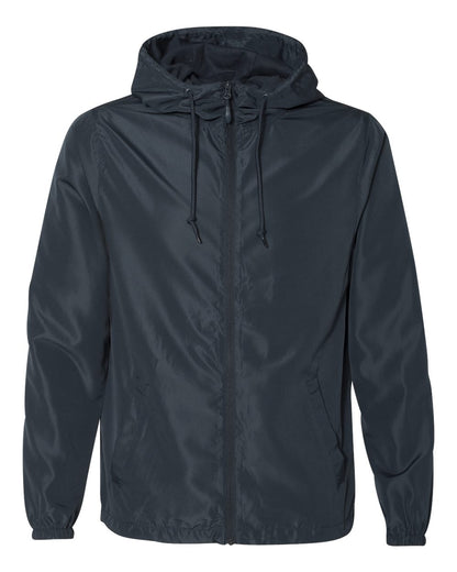 Independent Trading Co. EXP54LWZ Lightweight Windbreaker in Classic Navy