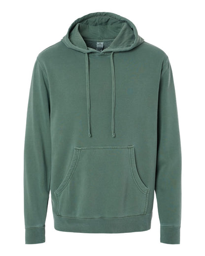 Independent Trading Co. PRM4500 Midweight Pigment-Dyed Hoodie in Pigment Alpine Green