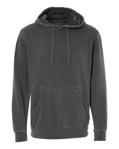 Independent Trading Co. PRM4500 Midweight Pigment-Dyed Hoodie in Pigment Black