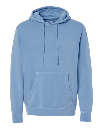 Independent Trading Co. PRM4500 Midweight Pigment-Dyed Hoodie in Pigment Light Blue