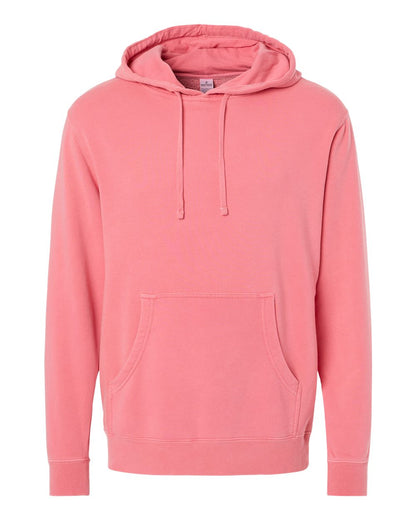 Independent Trading Co. PRM4500 Midweight Pigment-Dyed Hoodie in Pigment Pink