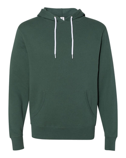 Independent Trading Co. AFX90UN Lightweight Hooded Sweatshirt in Alpine Green