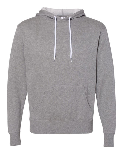 Independent Trading Co. AFX90UN Lightweight Hooded Sweatshirt in Gunmetal Heather