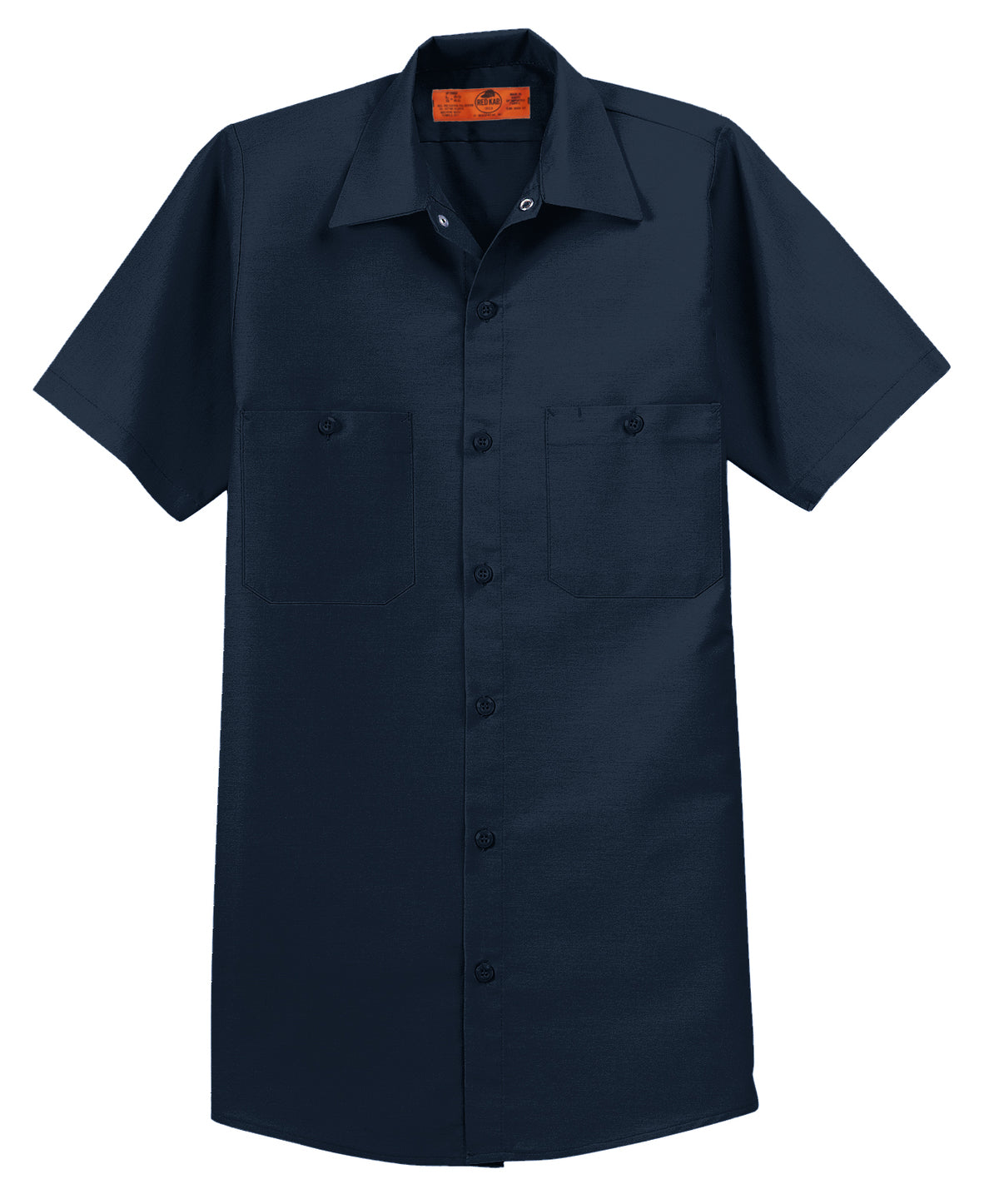 Red Kap Short Sleeve Industrial Work Shirt SP24 in Navy