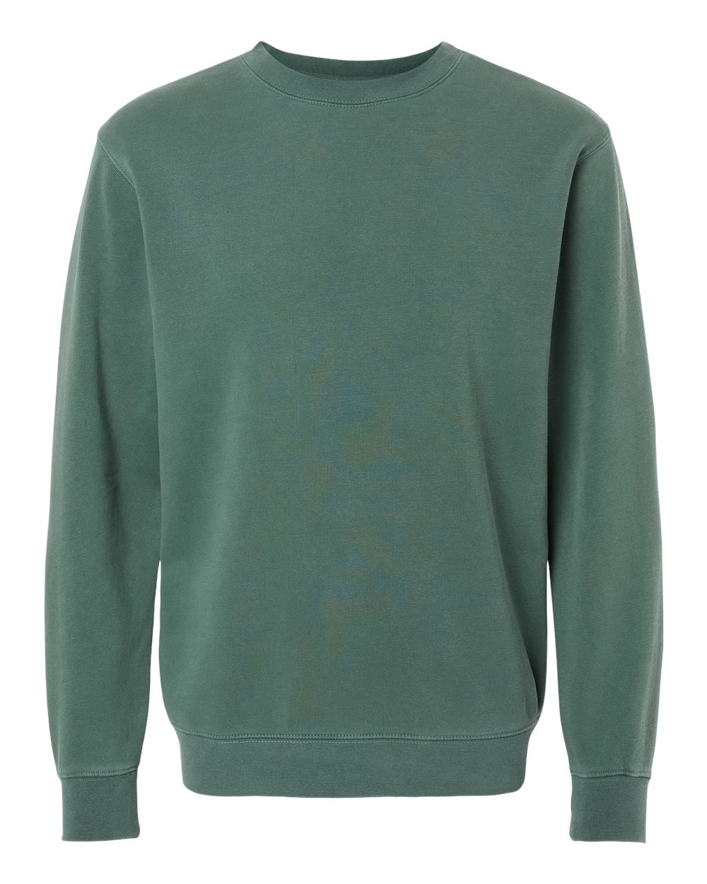 Independent Trading Co. PRM3500 Midweight Pigment-Dyed Crewneck in Pigment Alpine Green