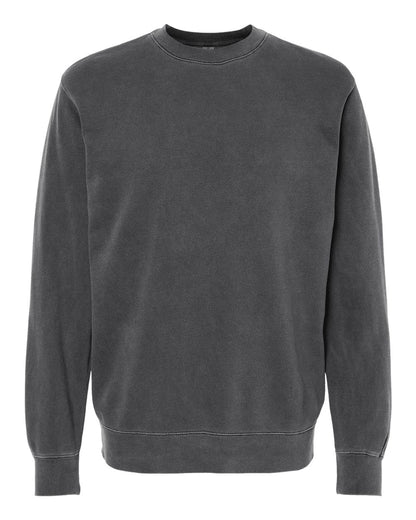 Independent Trading Co. PRM3500 Midweight Pigment-Dyed Crewneck in Pigment Black