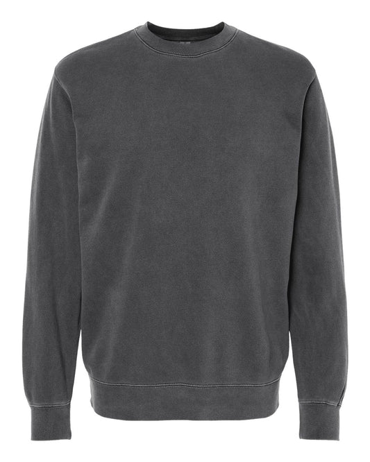 Independent Trading Co. PRM3500 Midweight Pigment-Dyed Crewneck in Pigment Black