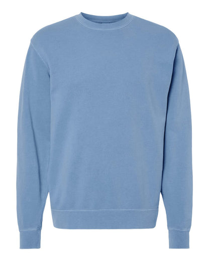 Independent Trading Co. PRM3500 Midweight Pigment-Dyed Crewneck in Pigment Light Blue