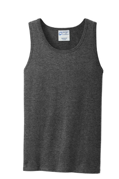 Port & Company Core Cotton Tank Top PC54TT in Dark Heather Grey