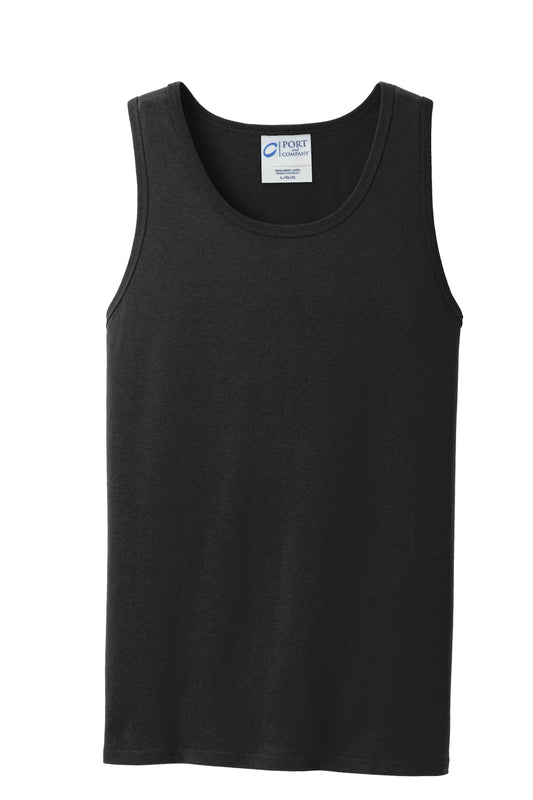 Port & Company Core Cotton Tank Top PC54TT in Jet Black