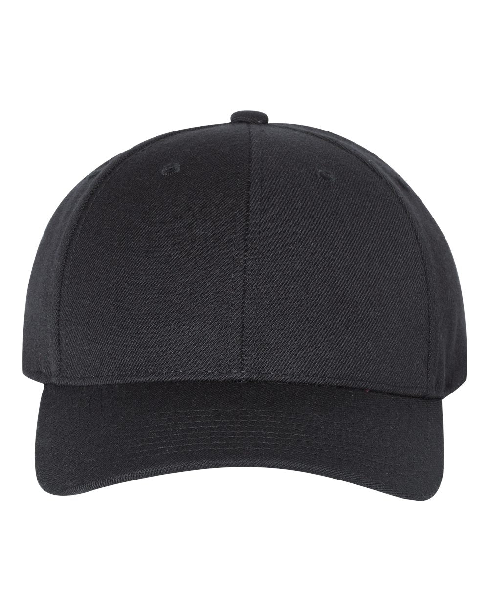 YP Classics 6789M Wool Blend Snapback in Black