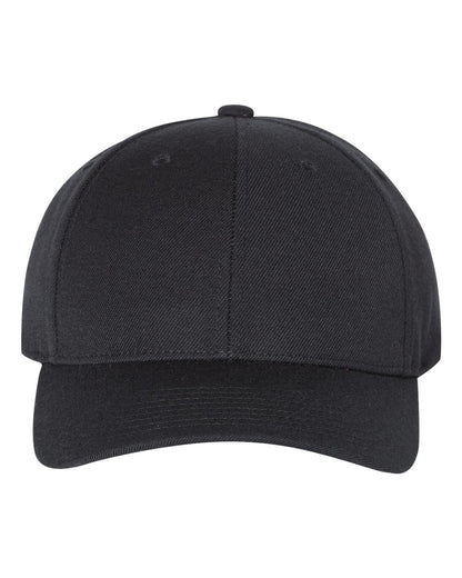 YP Classics 6789M Wool Blend Snapback in Black