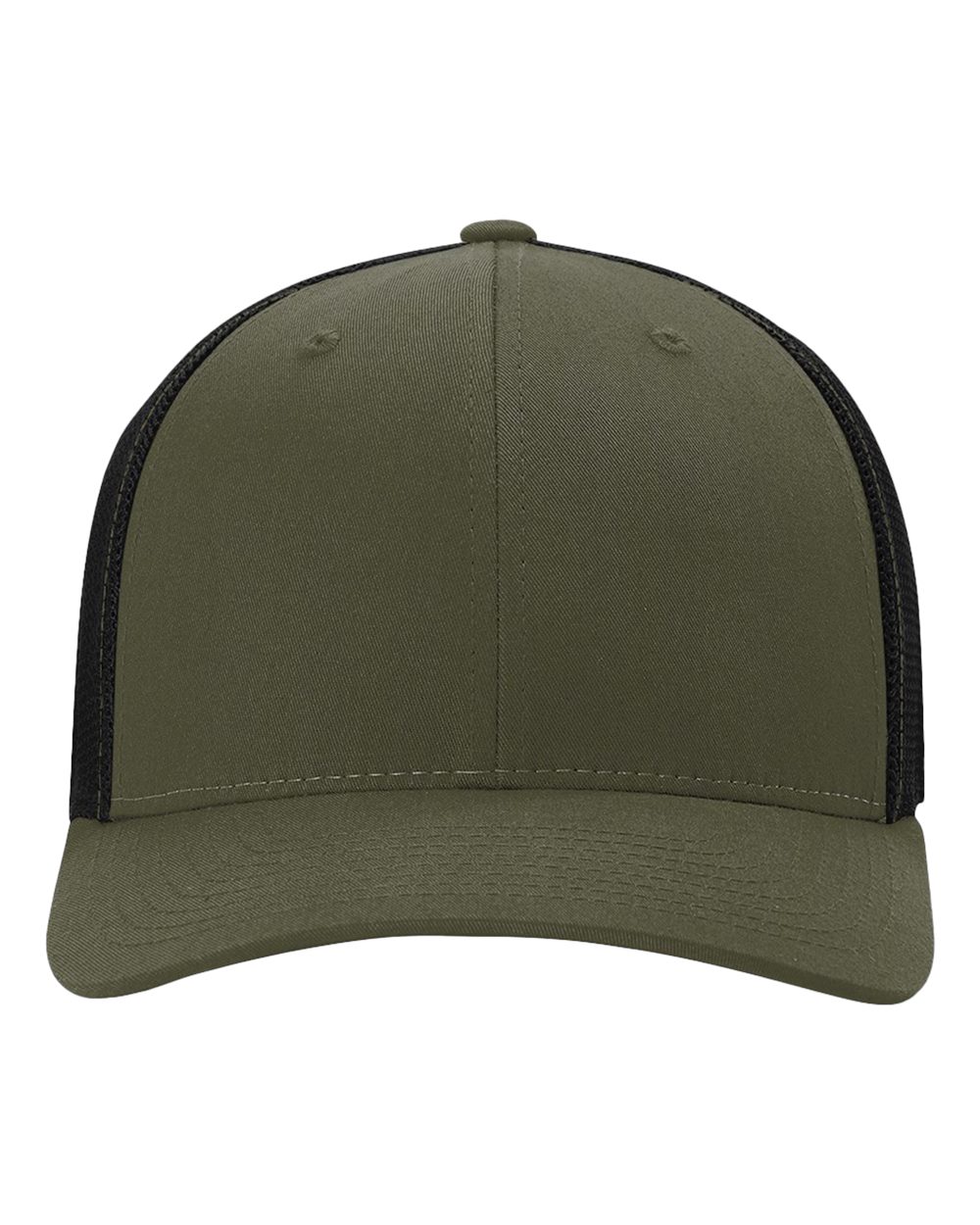 Richardson 110 R-Flex Trucker Cap in Loden/Black