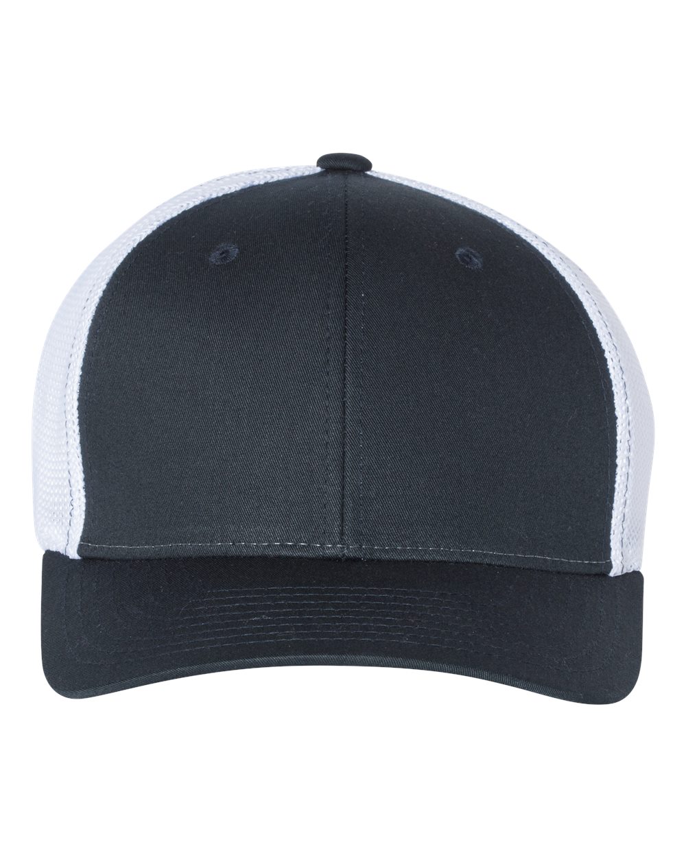 Richardson 110 R-Flex Trucker Cap in Navy/White