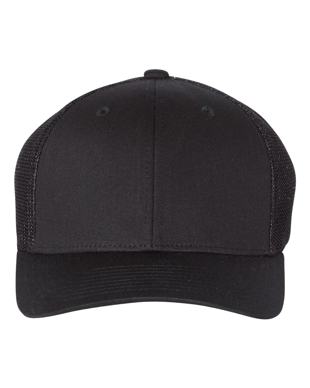 Richardson 110 R-Flex Trucker Cap in Black
