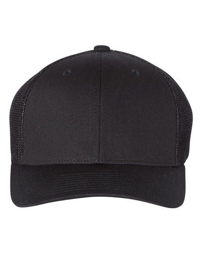 Richardson 110 R-Flex Trucker Cap in Black