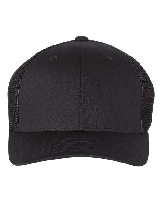 Richardson 110 R-Flex Trucker Cap in Black