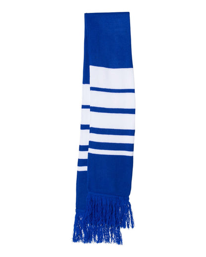 Sportsman SP07 Soccer Scarf in Royal/White