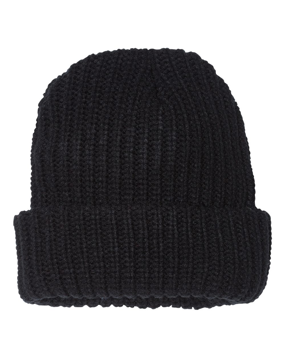 Sportsman SP90 12" Chunky Cuffed Beanie in Black