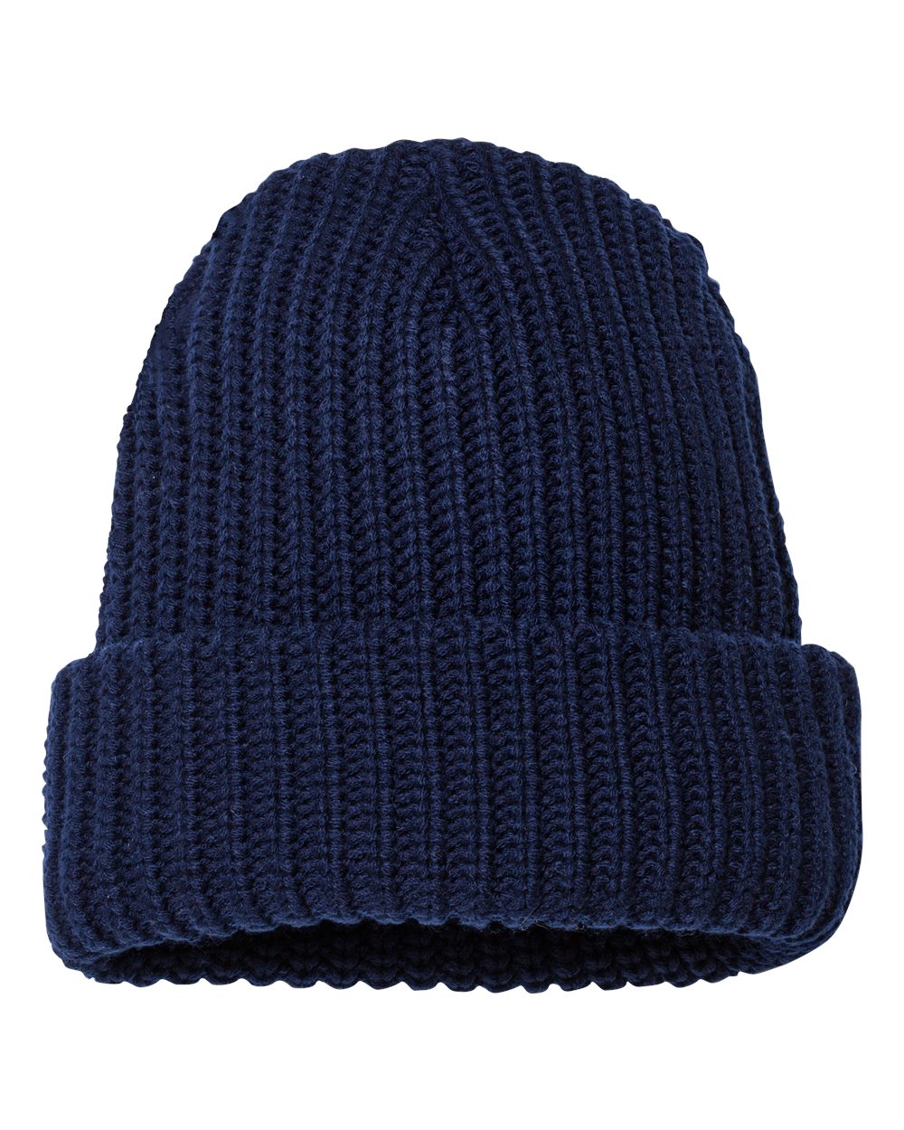 Sportsman SP90 12" Chunky Cuffed Beanie in Navy