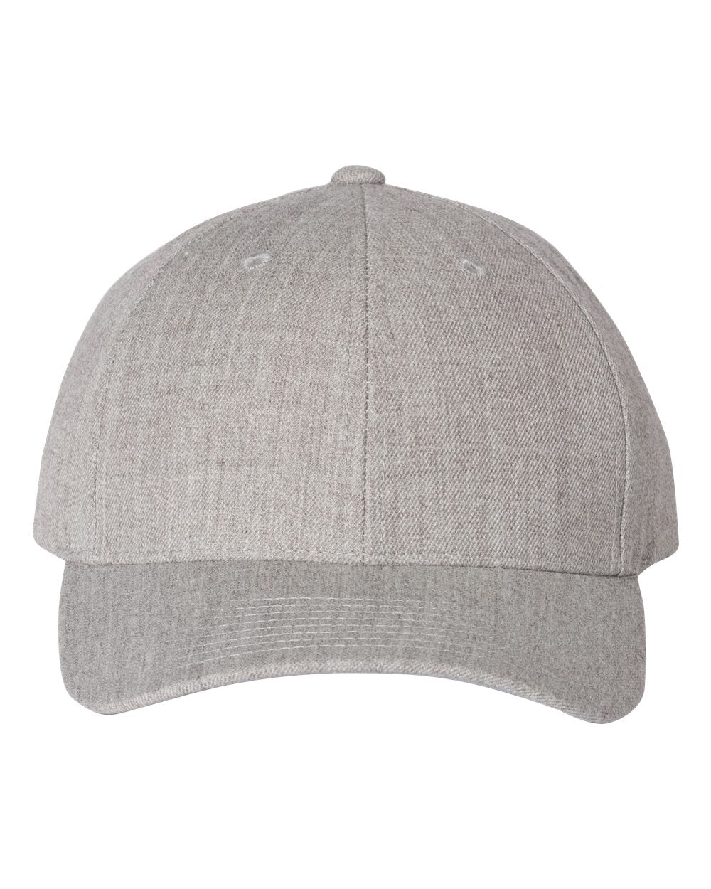 YP Classics 6789M Wool Blend Snapback in Heather Grey