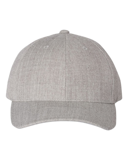 YP Classics 6789M Wool Blend Snapback in Heather Grey