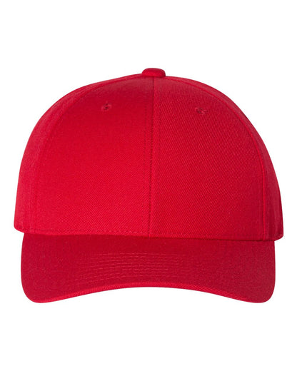 YP Classics 6789M Wool Blend Snapback in Red