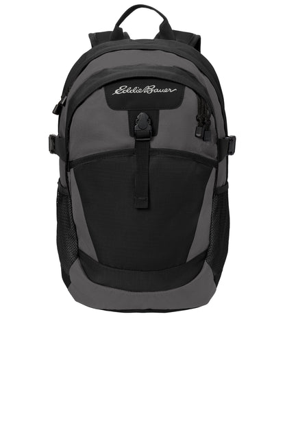 Eddie Bauer Ripstop Backpack in Black/ Grey Steel, style EB910