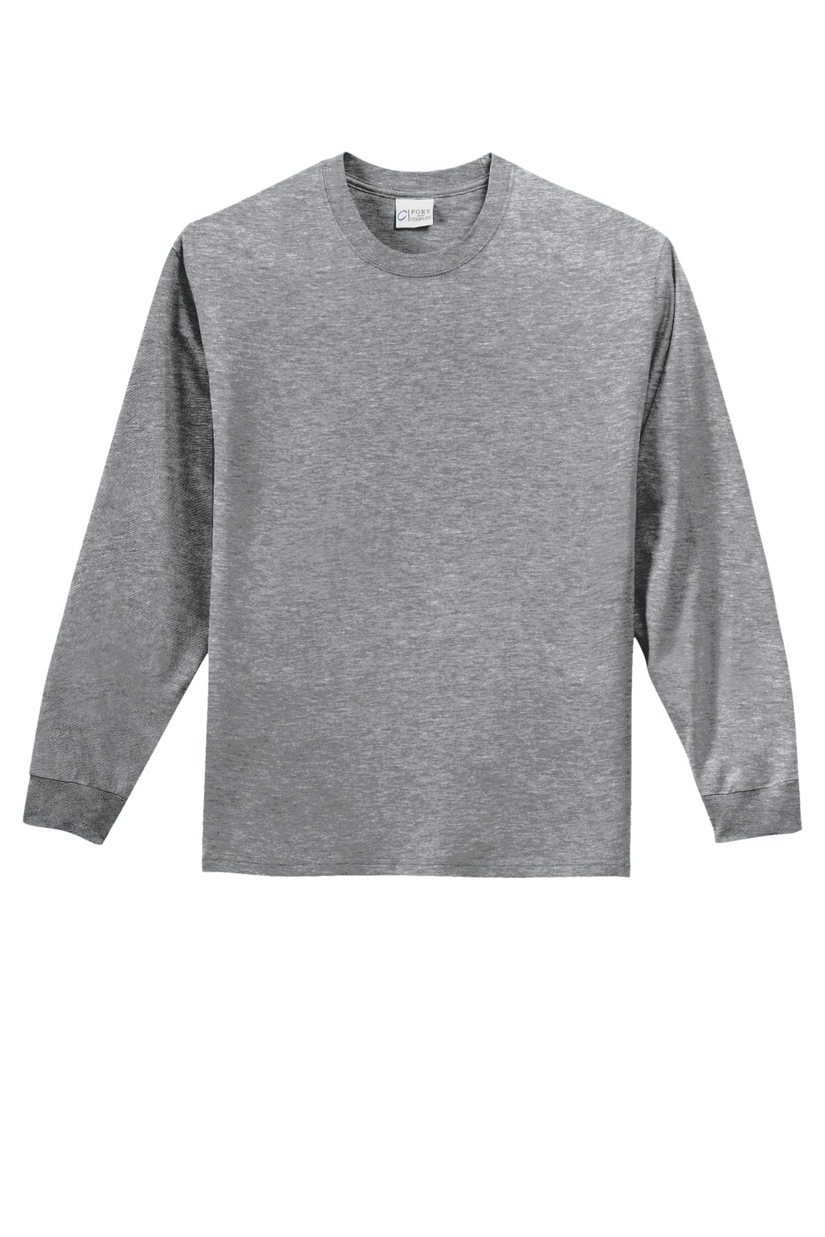 Port & Company Long Sleeve Essential Tee PC61LS in Athletic Heather