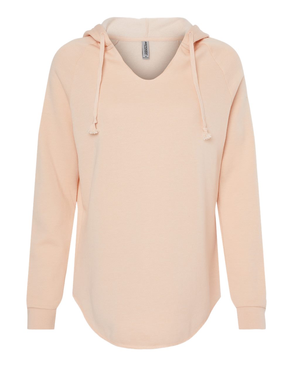 Independent Trading Co. PRM2500 California Wave Wash Hoodie in Blush