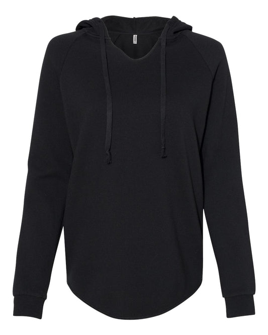 Independent Trading Co. PRM2500 California Wave Wash Hoodie in Black