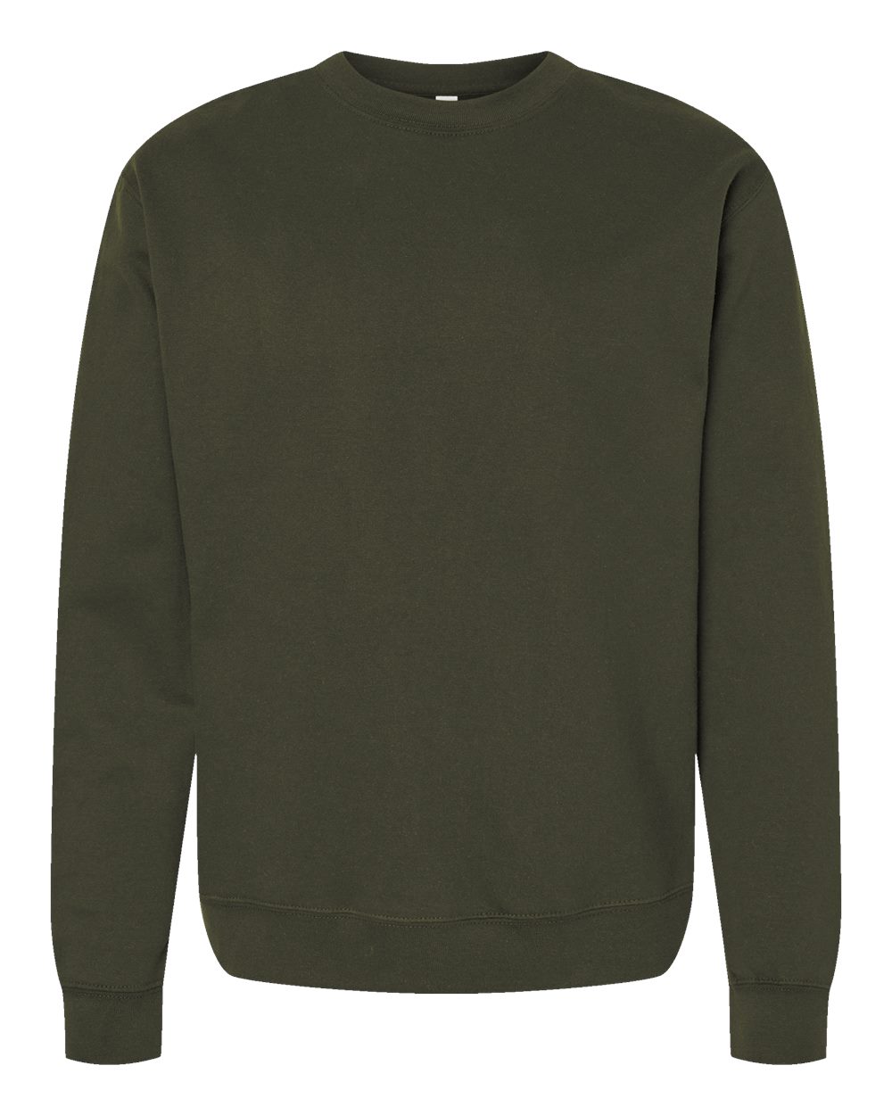 Independent Trading Co. SS3000 Midweight Crewneck Sweatshirt in Army