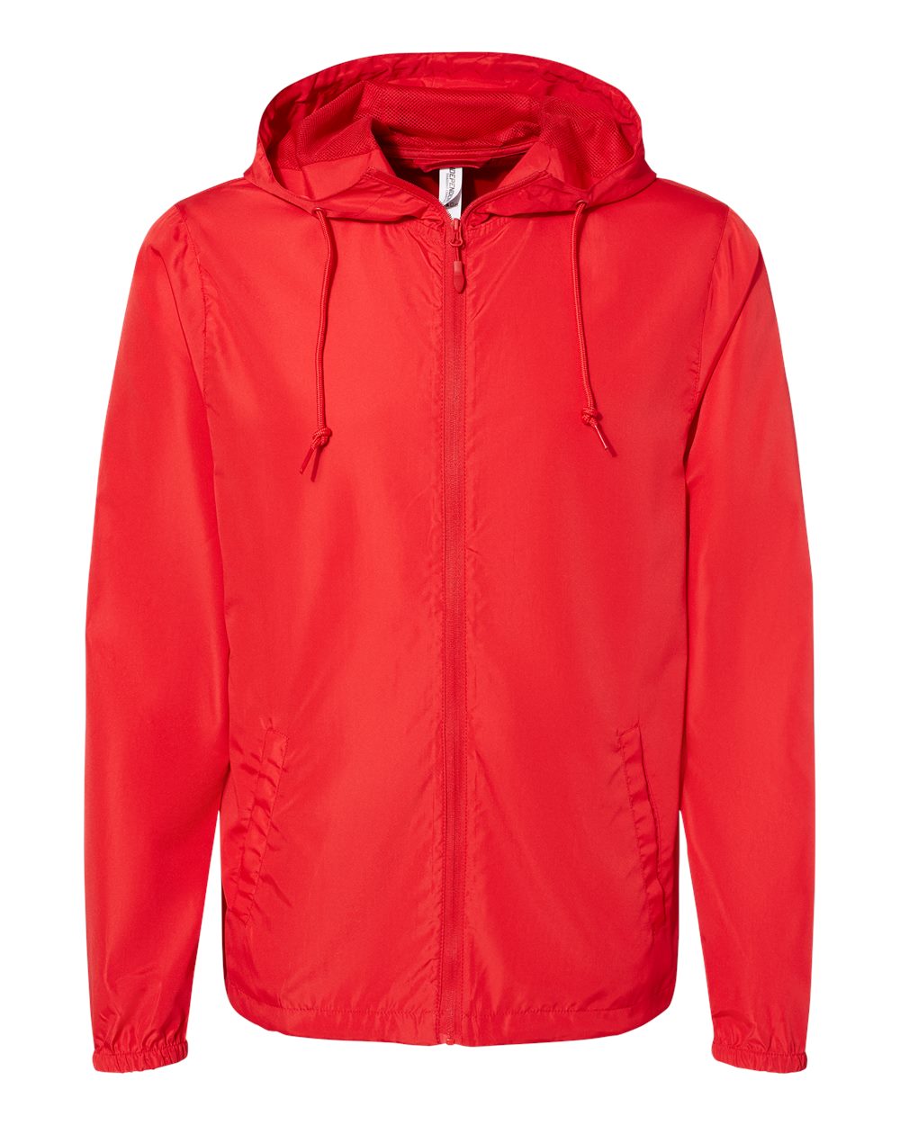 Independent Trading Co. EXP54LWZ Lightweight Windbreaker in Red